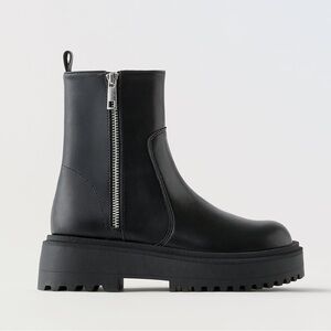 Zara Black Kids Boots